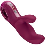 FUN FACTORY - VIBRATORE MISS BI RABBIT ROSSO VINO